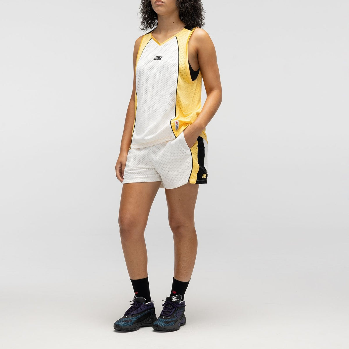 New Balance Women's Performance Mesh Basketball Shorts-1