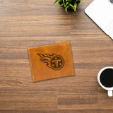 Rico Industries NFL  Tennessee Titans  Laser Engraved Faux Leather Trifold Wallet-2
