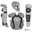 All-Star Adult S7 Baseball Catcher's Gear Set Baseball Catcher's Protective Equipment All