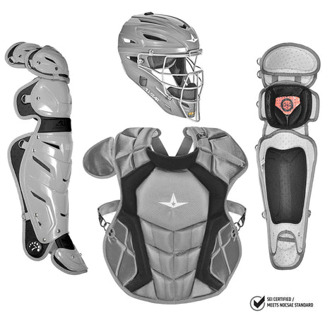 All-Star Adult S7 Baseball Catcher's Gear Set Baseball Catcher's Protective Equipment All