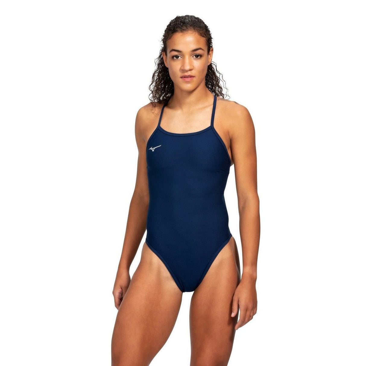 Mizuno Women's Exer Thin Strap Swimsuit-3