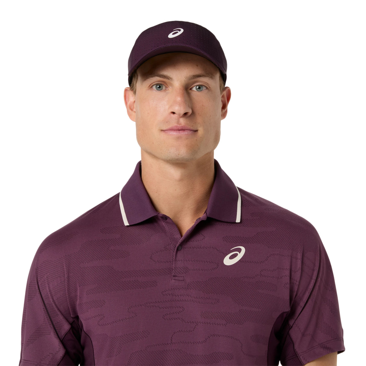 Asics Men's Match Jacquard Polo Short Sleeve Top-4