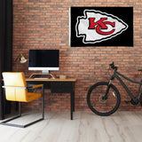 Rico Industries NFL  Kansas City Chiefs Black 3' x 5' Banner Flag-1
