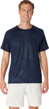 Asics Men's Game All Over Print Short Sleeve Top-1