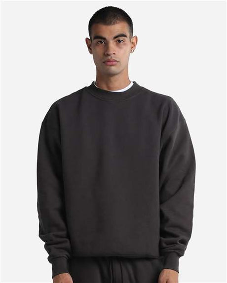 Shaka Wear Men's Max Heavy Garment-Dyed Crewneck Sweatshirt-1