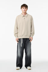 Bella + Canvas Men's   10-Ounce Polo Sweatshirt