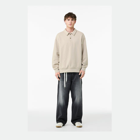 Bella + Canvas Men's   10-Ounce Polo Sweatshirt