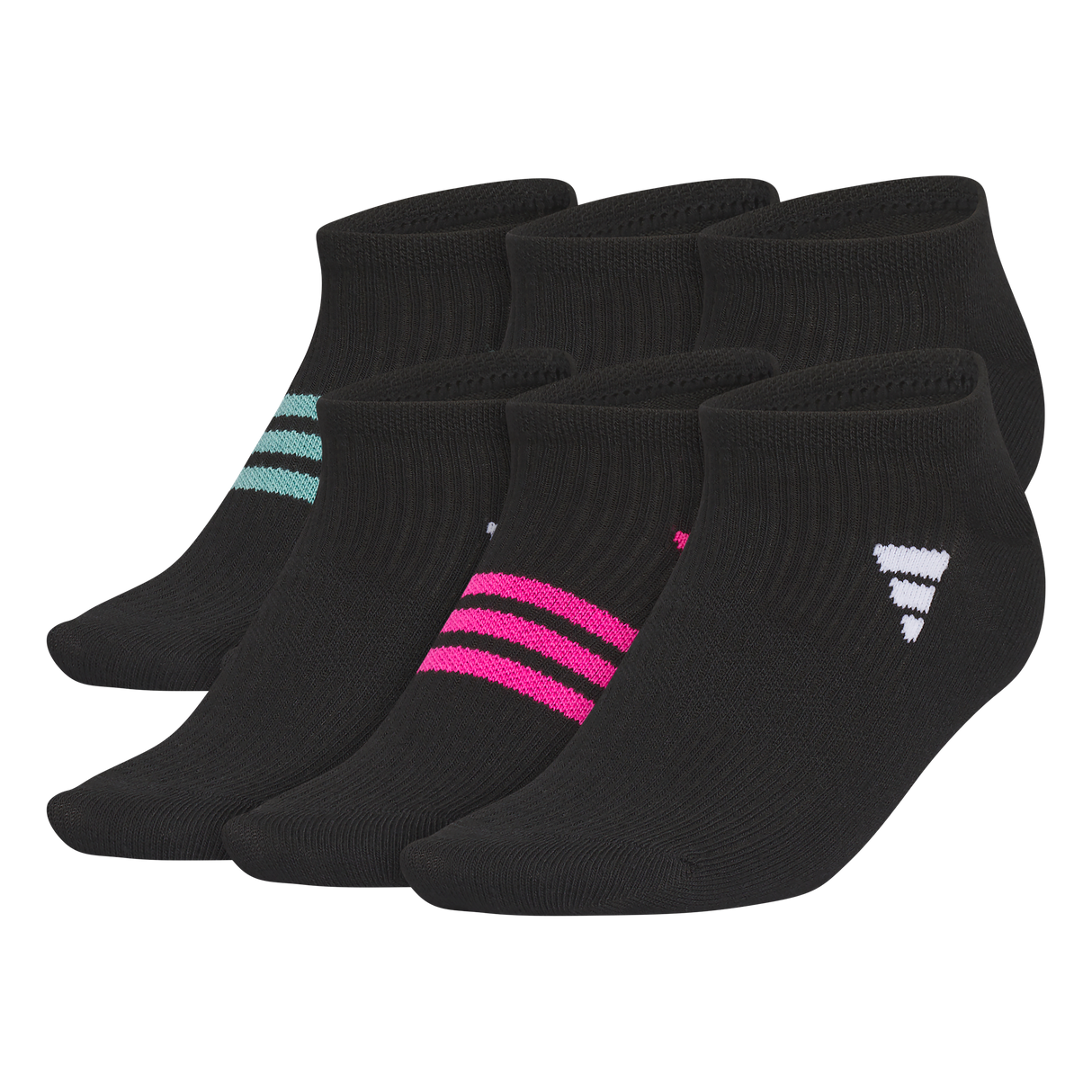 adidas Women's Superlite 3.0 6-Pack No Show Sock Unisex Accessories Socks