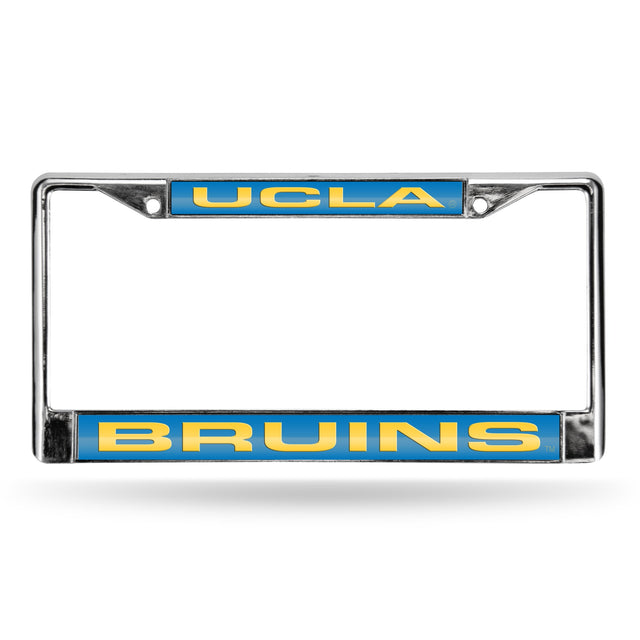 Rico Industries NCAA UCLA Bruins Laser Cut Chrome License Plate Frame