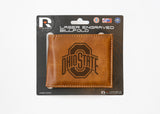 Rico Industries NCAA Ohio State Buckeyes  Laser Engraved Billfold Wallet-3