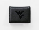 Rico Industries NCAA West Virginia Mountaineers  Laser Engraved Faux Leather Trifold Wallet-1