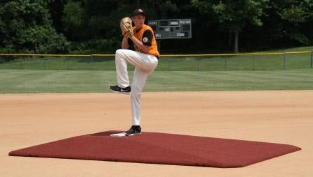 Trigon Sports Baseball Tapered Game Mound CLAY - 8" High