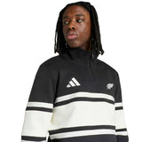adidas Men's New Zealand Rugby Leisurewear Quarter Zip Sweatshirt-5