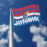 Rico Industries NCAA Kansas Jayhawks Bold 3' x 5' Banner Flag-2