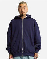 Shaka Wear Men's Max Heavy Garment-Dyed Full-Zip Hoodie Sweatshirt-1