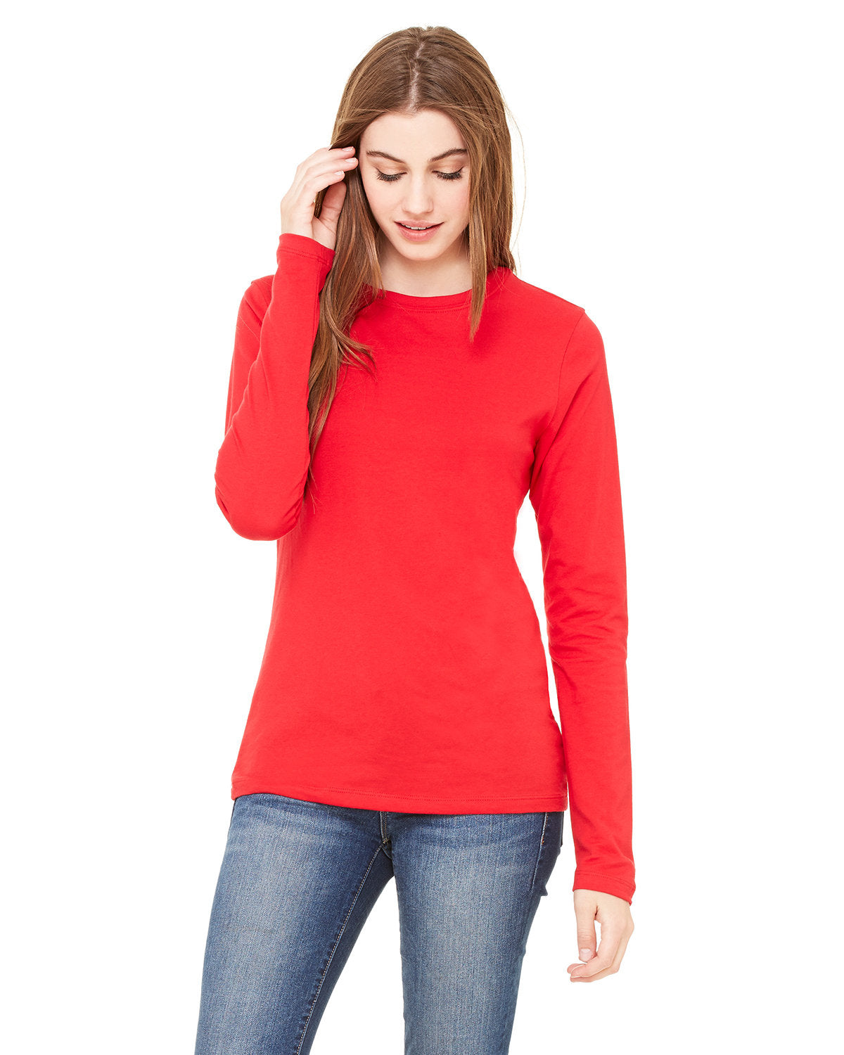 BELLA + CANVAS Women’s Jersey Long Sleeve Tee BC6500
