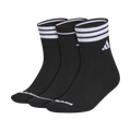 adidas Women's Cushioned 3-Stripe 4.0 3-Pack High Quarter Sock Unisex Accessories Socks
