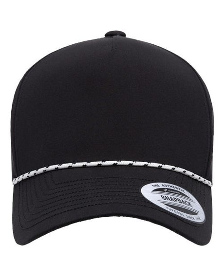 YP Classics Five-Panel Perforated Rope Cap-1