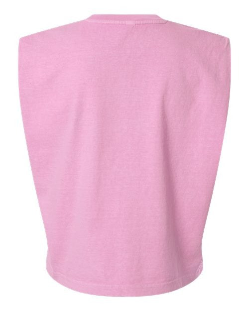 American Apparel Women's Garment-Dyed Heavyweight Muscle Tee-2