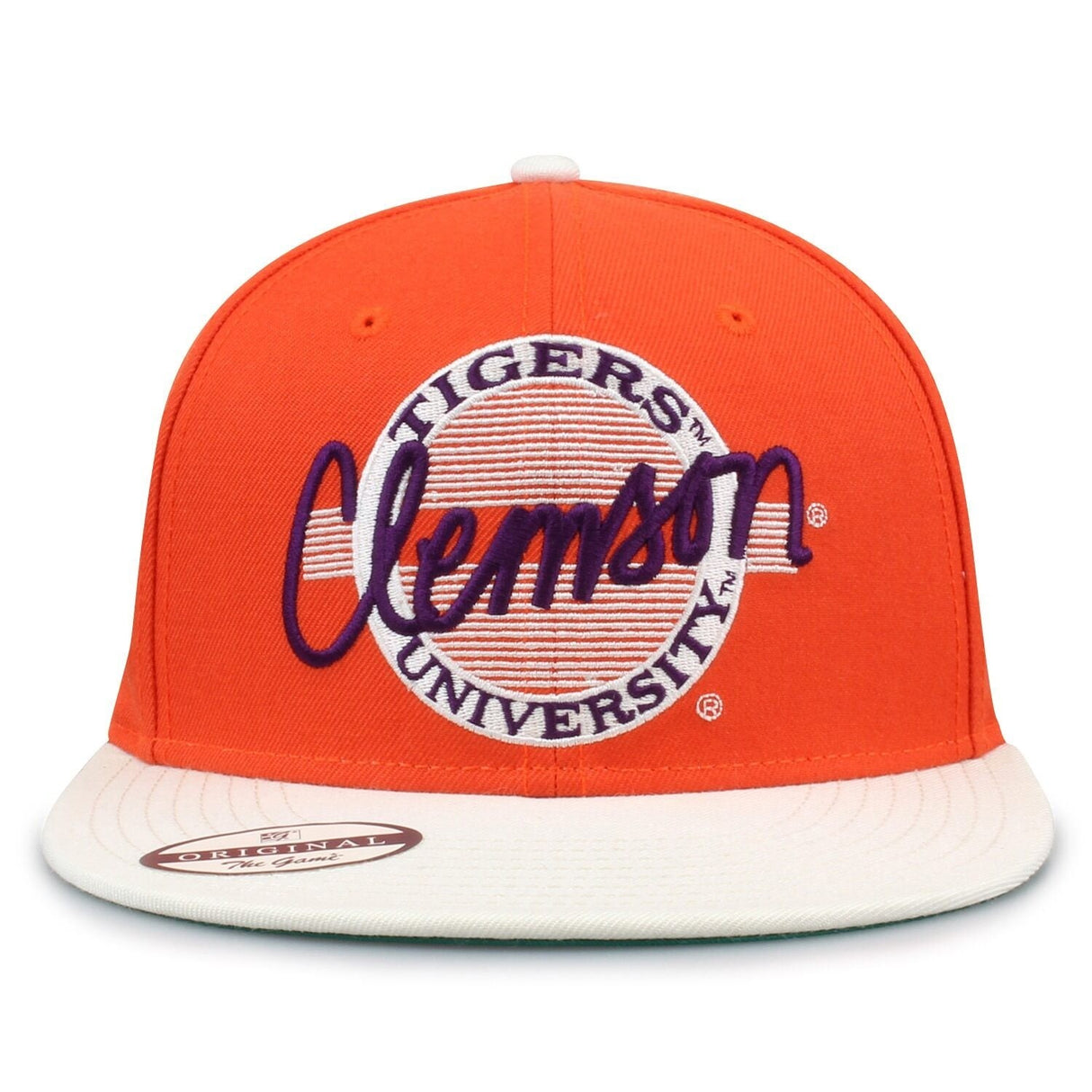 The Game Headwear Clemson Contrast Brim Snapback Collection Hat