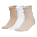 adidas Women's Cushioned Sport 3.0 3-Pack High Quarter Sock Unisex Accessories Socks