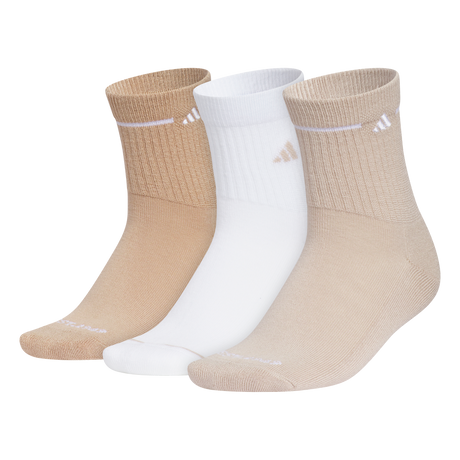 adidas Women's Cushioned Sport 3.0 3-Pack High Quarter Sock Unisex Accessories Socks