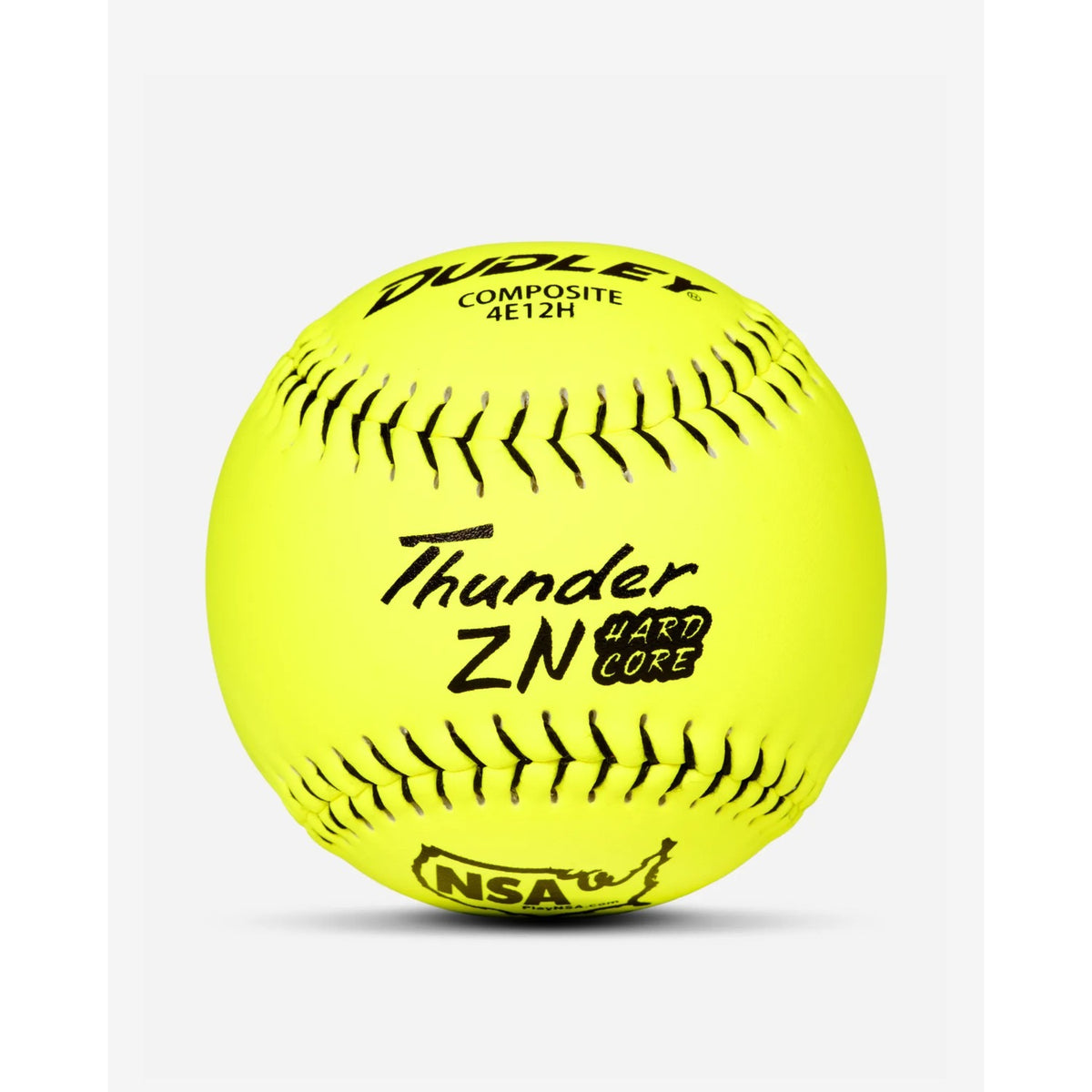 Dudley One Dozen NSA Thunder ZN Hard Core Icon Composite Slowpitch Softballs-2