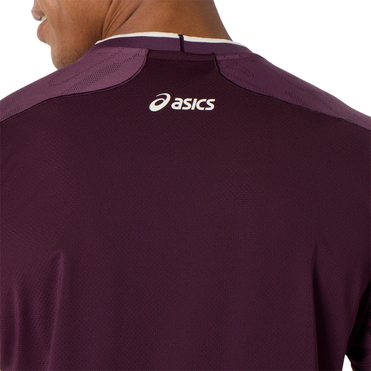 Asics Men's Match Jacquard Short Sleeve Top-5