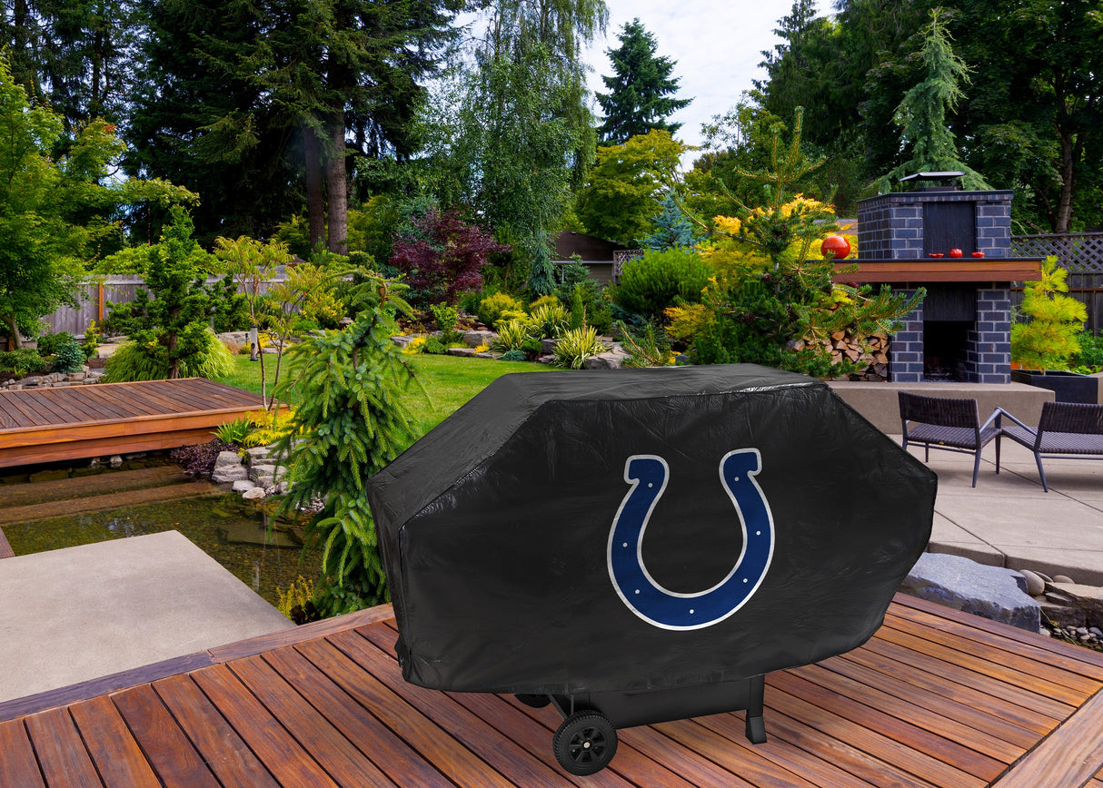 Rico Industries NFL  Indianapolis Colts Black Deluxe Grill Cover-1