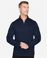Harriton Men's Advantage Snag Protection Plus Quarter-Zip Pullover-3
