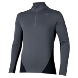 Mizuno Men's Tech Thermal Charge Batting Half Zip Long Sleeve Top-1