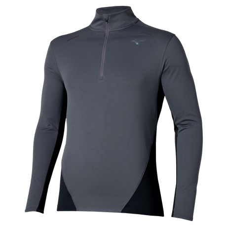 Mizuno Men's Tech Thermal Charge Batting Half Zip Long Sleeve Top-1