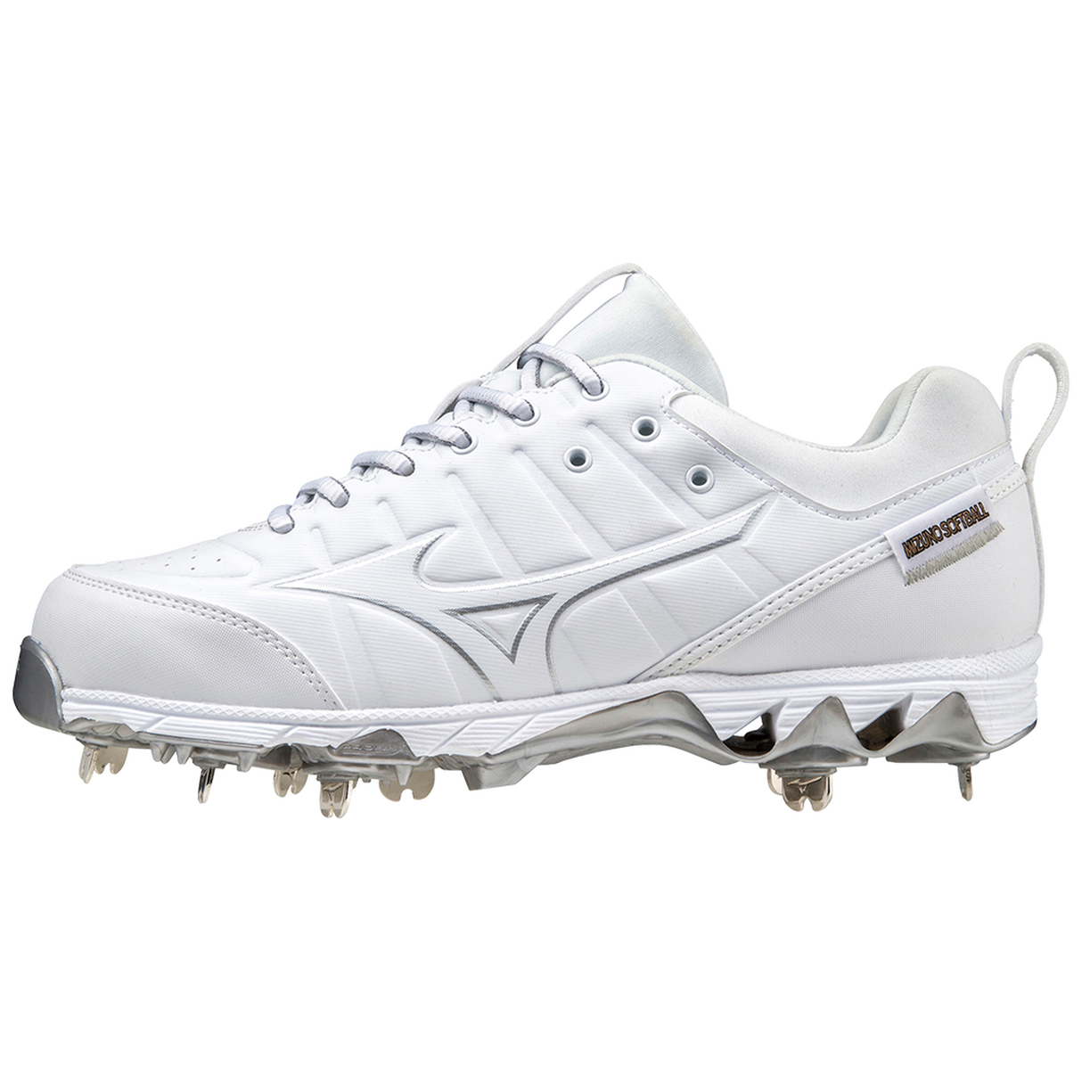 Mizuno Women's 9-Spike Swift 7 Low Metal Softball Cleats-1