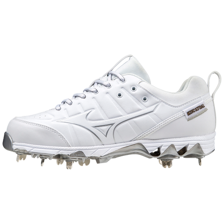 Mizuno Women's 9-Spike Swift 7 Low Metal Softball Cleats-1