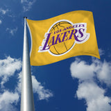 Rico Industries NBA  Los Angeles Lakers Yellow 3' x 5' Banner Flag-2