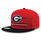 The Game Headwear Georgia Flat Brim Snapback Hat