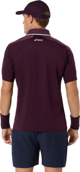Asics Men's Match Jacquard Polo Short Sleeve Top-2