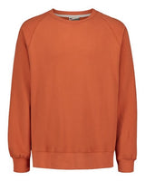 MV Sport Men's Vintage Fleece Raglan Crewneck Sweatshirt-1