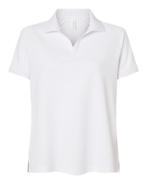 Team 365 Women's Topspin Stretch Grid Textured Polo-1