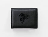 Rico Industries NFL  Atlanta Falcons  Laser Engraved Faux Leather Trifold Wallet-1