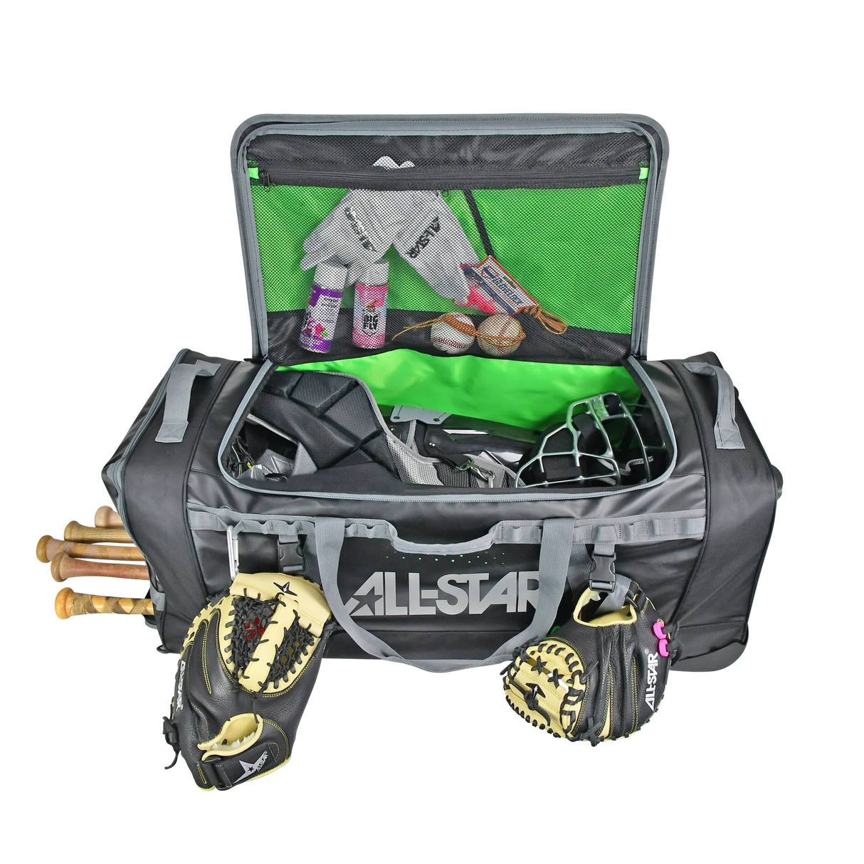 All Star S7 Elite Catchers Baseball Roller Bag Baseball Bags & Backpacks All