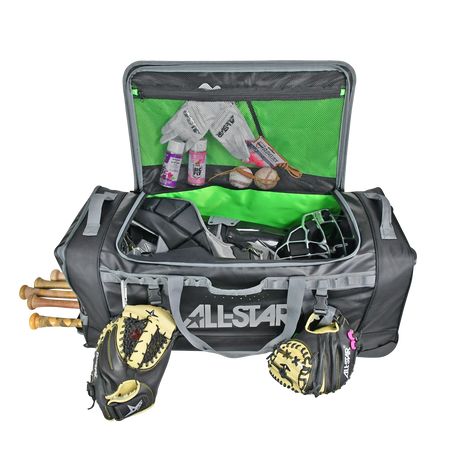 All Star S7 Elite Catchers Baseball Roller Bag