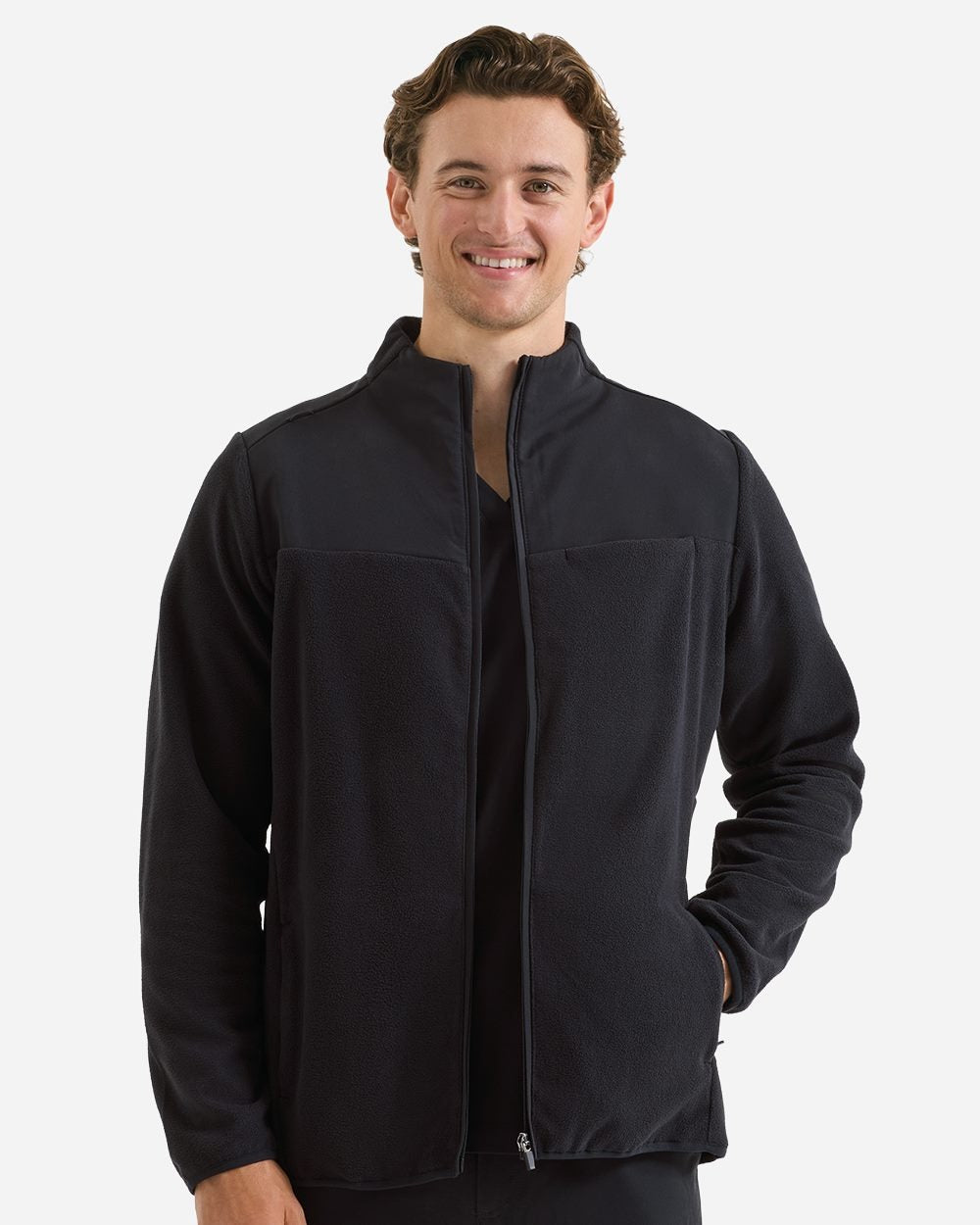 Onna Men's Agility Panelled Fleece Full-Zip Jacket
