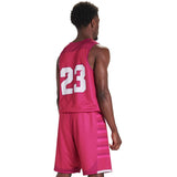Custom Fitted Single-Ply Reversible Basketball Jersey Adult, Youth Team Basketball Jerseys