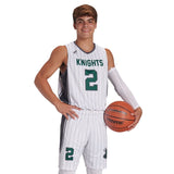 Custom Loose Fit Double-Ply Reversible Basketball Jersey Adult, Youth Team Basketball Jerseys