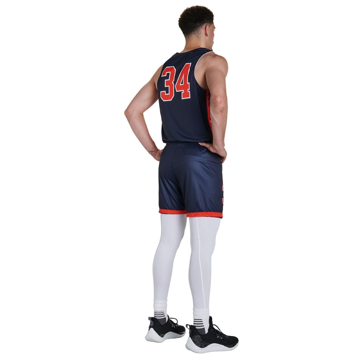 Custom Double-Ply Reversible Basketball 7" Short Adult, Youth Team Basketball Shorts