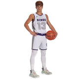 Custom Single-Ply Reversible Basketball 7" Short Adult, Youth Team Basketball Shorts