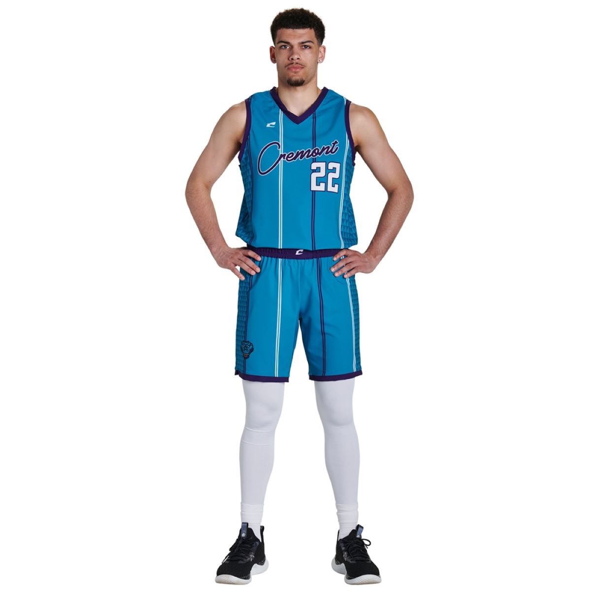 Custom Basketball 9" Stretch Woven Short Team Basketball Shorts