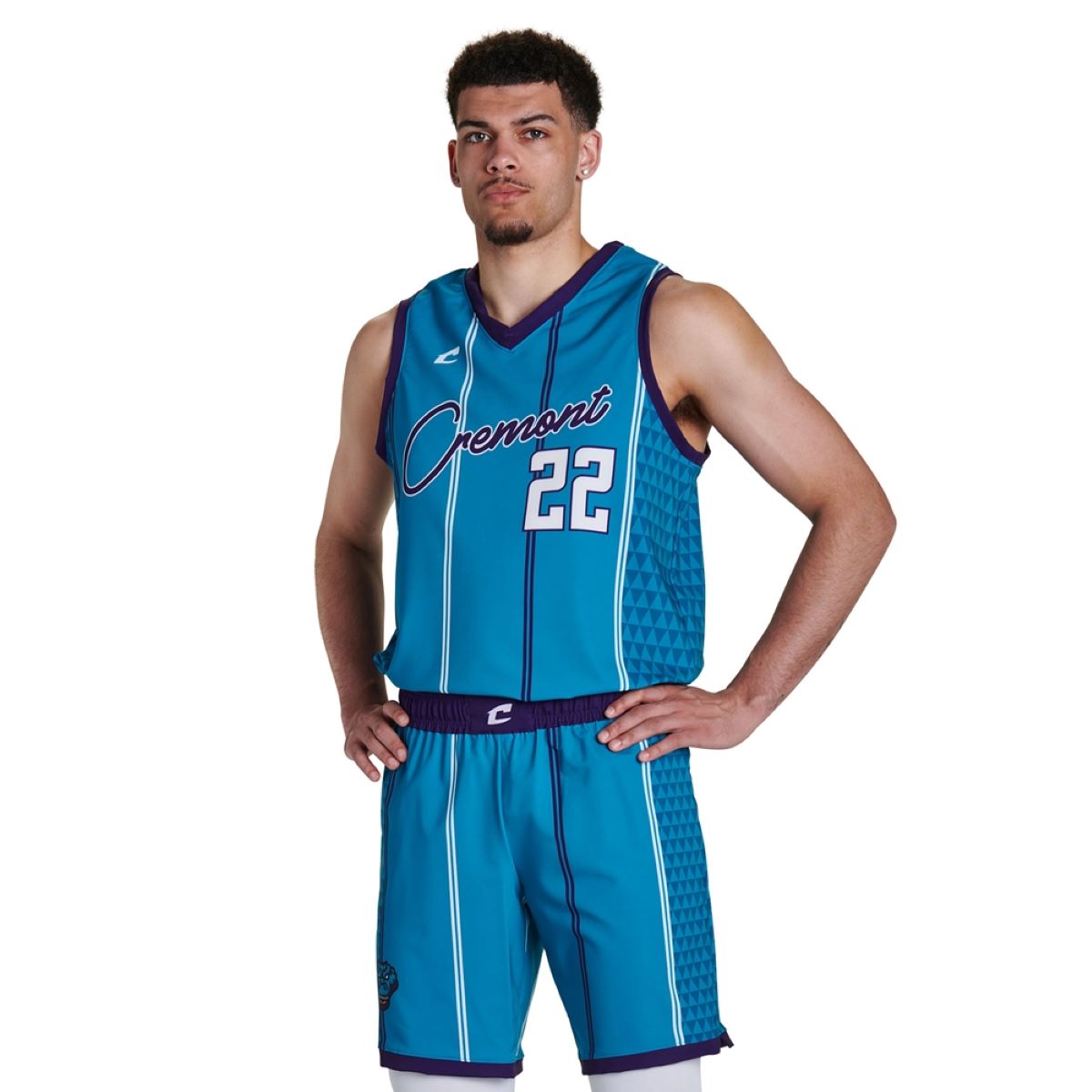 Custom Loose Fit Stretch Woven Jersey Adult, Youth Team Basketball Uniform Package