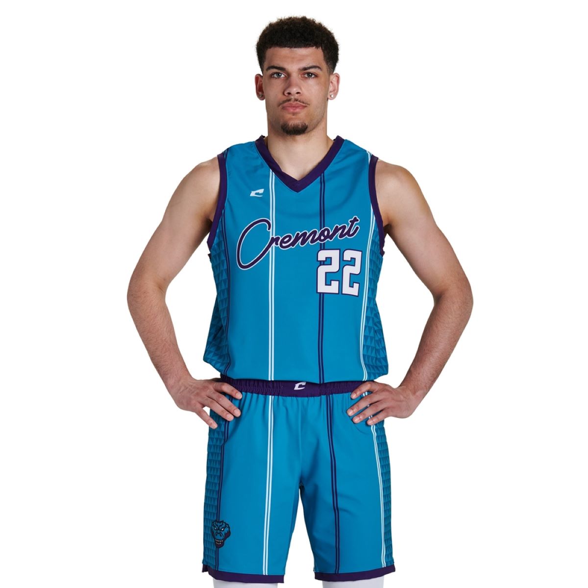 Custom Loose Fit Stretch Woven Jersey Adult, Youth Team Basketball Uniform Package